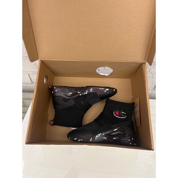 Champions Acela 2 PS Boys Black Shoe Size 12 - Picture 8 of 12